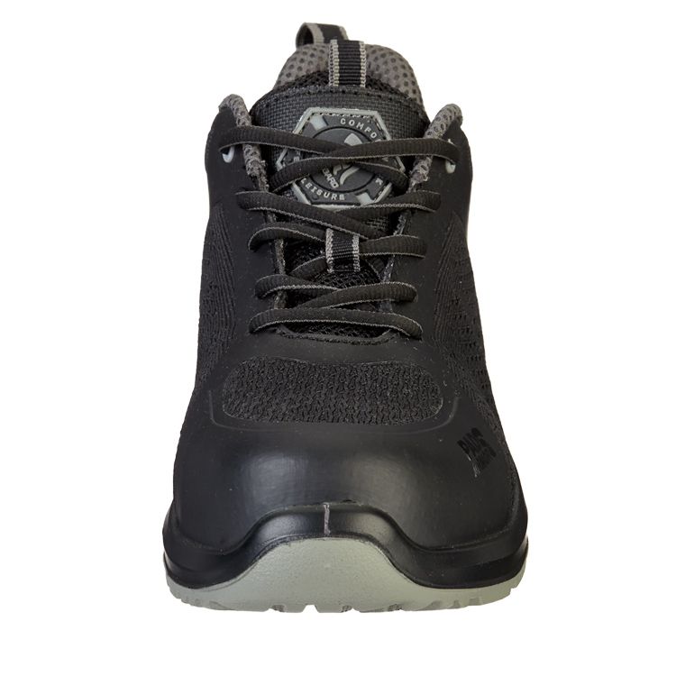 Полуботинки Капер, цв. чёрно-серый, КП, ПУ/ПУ