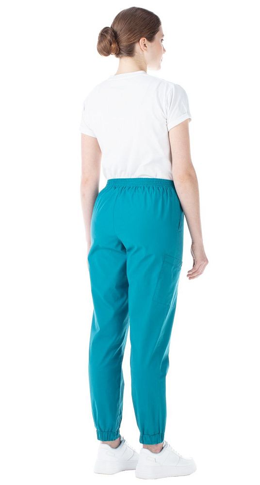 Брюки-джоггеры женские Лэйн морская волна