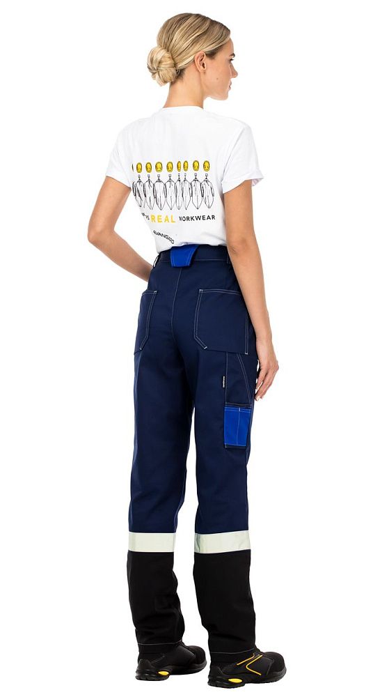 Брюки женские рабочие летние для ИТР Виват NEW сине-черно-васильковые